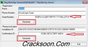 easyworship 2009 crack serial