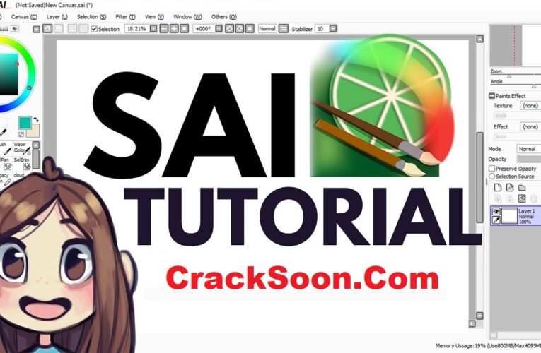 Paint Tool Sai 1.2.5 Crack + Serial Keygen Free Latest Version